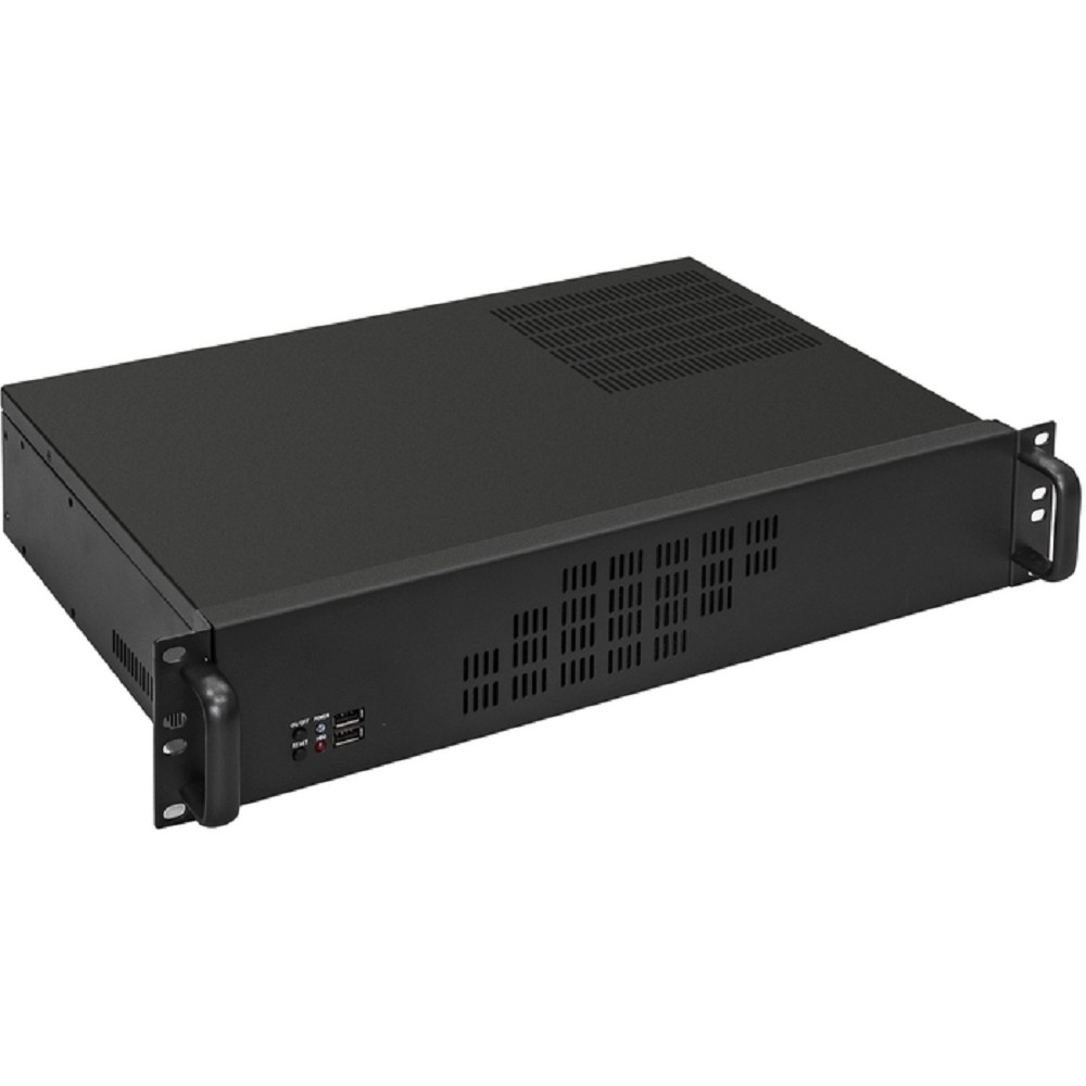 Exegate EX297707RUS Серверный корпус ExeGate Pro 2U300-04 <RM 19", высота 2U, глубина 300, БП 500PPH-SE, USB>