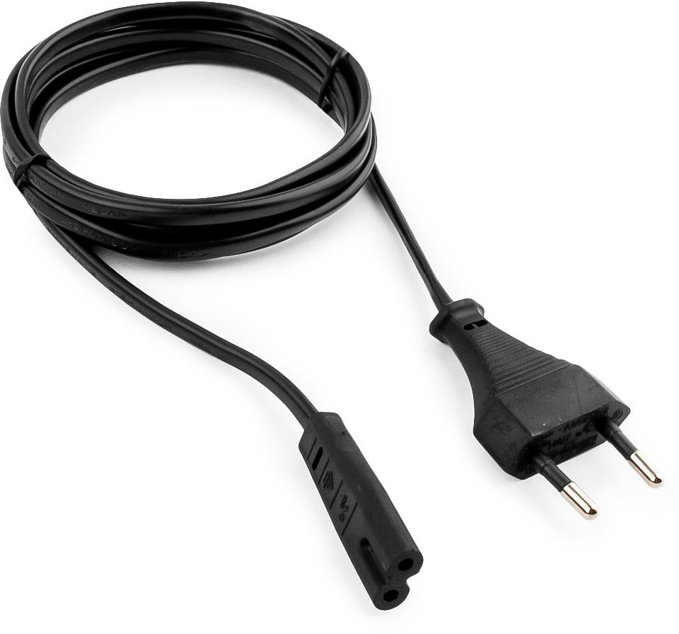 Кабель Cablexpert Вилка 2-Pin 1.8м (PC-184/2-1.8М) черный