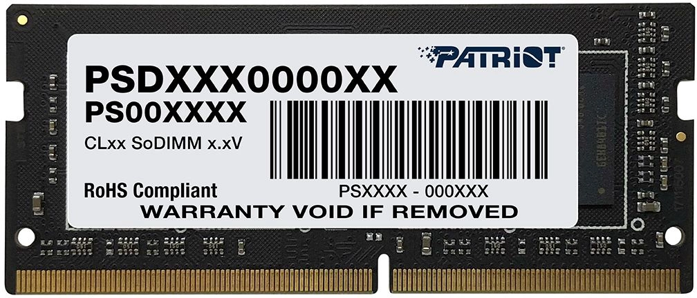 Память DDR4 16GB 3200MHz Patriot PSD416G32002S Signature Line RTL PC4-25600 CL22 SO-DIMM 260-pin 1.2В Ret