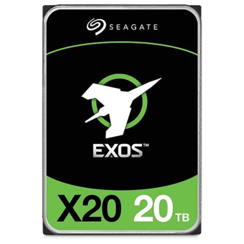 20TB Seagate Exos X20 (ST20000NM002D) {SAS 12Gb/s, 7200 rpm, 256mb buffer, 3.5"}