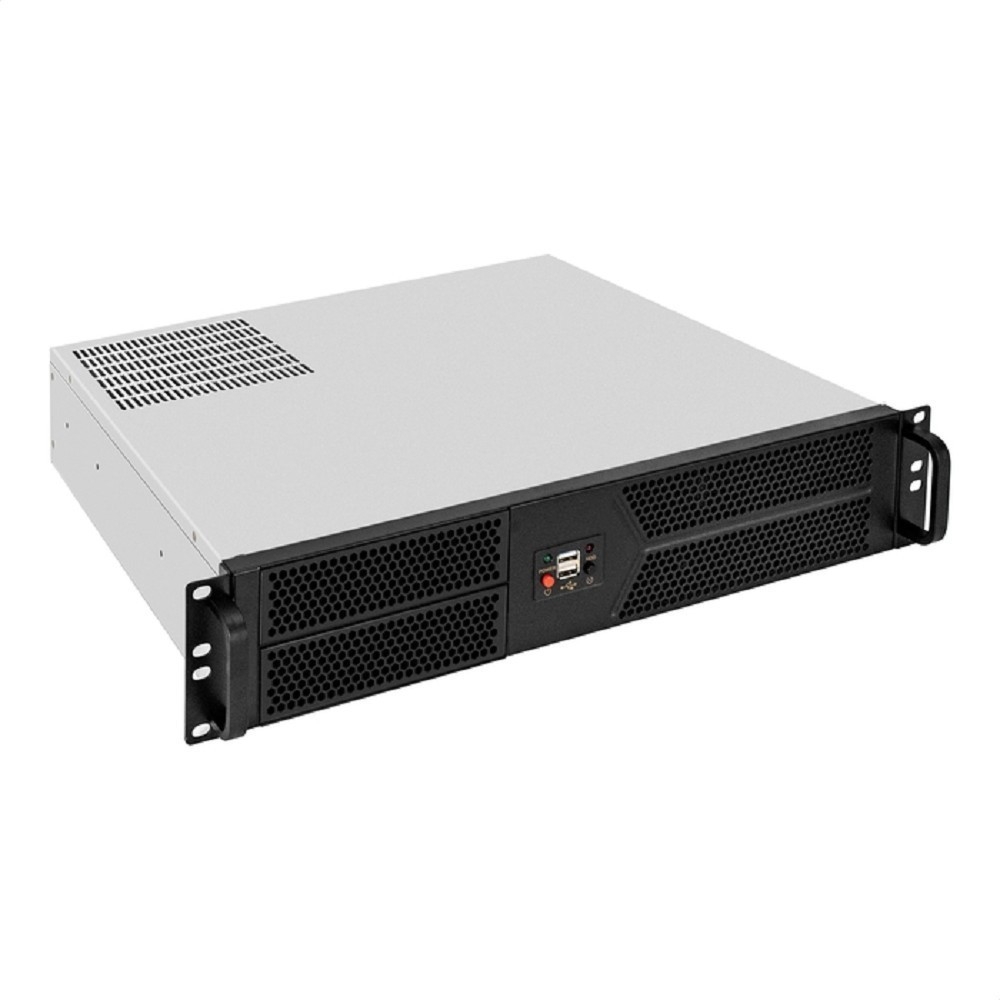 Exegate EX298539RUS Серверный корпус ExeGate Pro 2U400-04 <RM 19", высота 2U, глубина 400, БП 700RADS, 2*USB>
