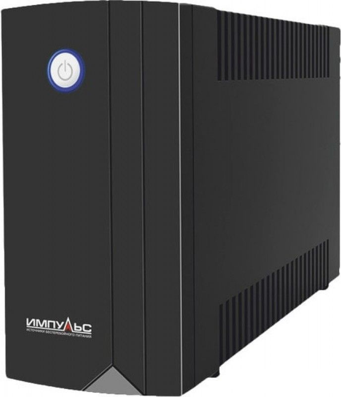 Источник бесперебойного питания Импульс ЮНИОР 1000 600Вт 1000ВА черный