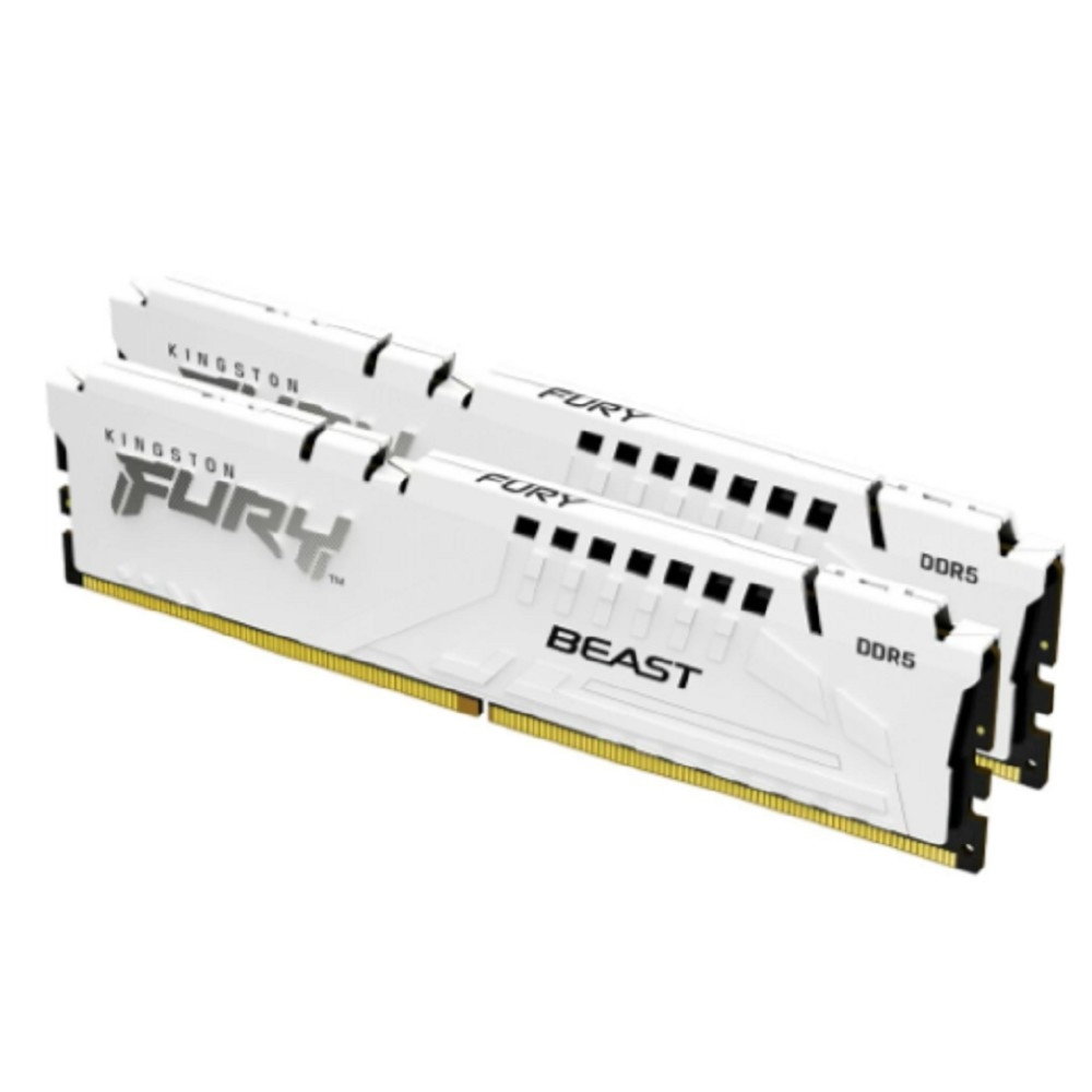 Kingston 64GB 5600MT/s DDR5 CL36 DIMM (Kit of 2) FURY Beast White EXPO KF556C36BWEK2-64