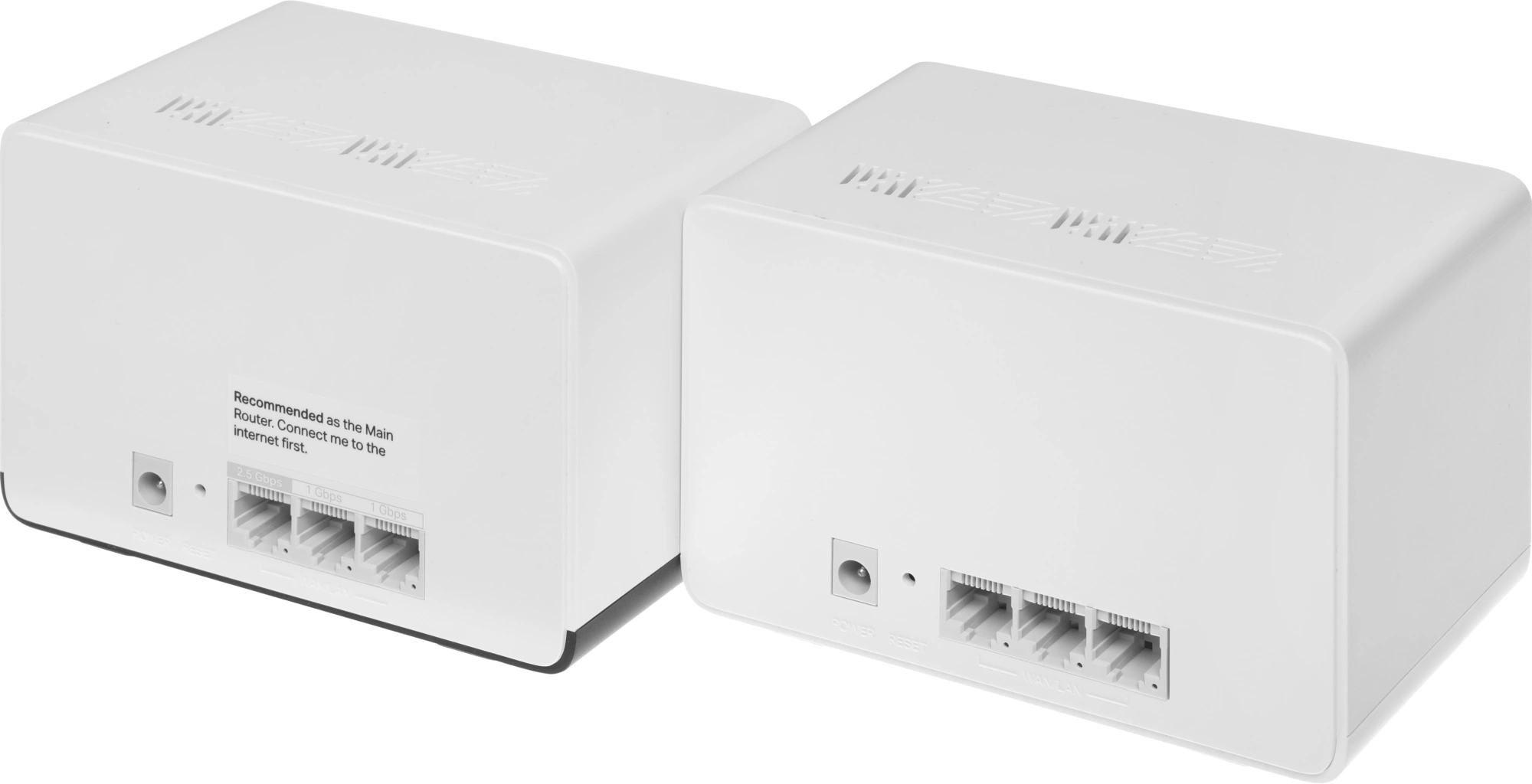 Бесшовный Mesh роутер Mercusys Halo H85X (HALO H85X(2-PACK)) AX3000 10/100/1000/2500BASE-T белый (упак.:2шт)