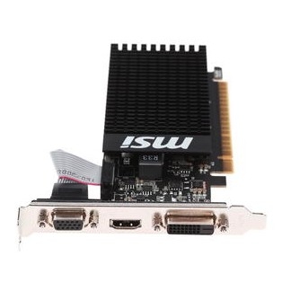 Видеокарта MSI PCI-E GT 710 2GD3H LP nVidia GeForce GT 710 2048Mb 64bit DDR3 954/1600 DVIx1/HDMIx1/CRTx1/HDCP Ret low profile