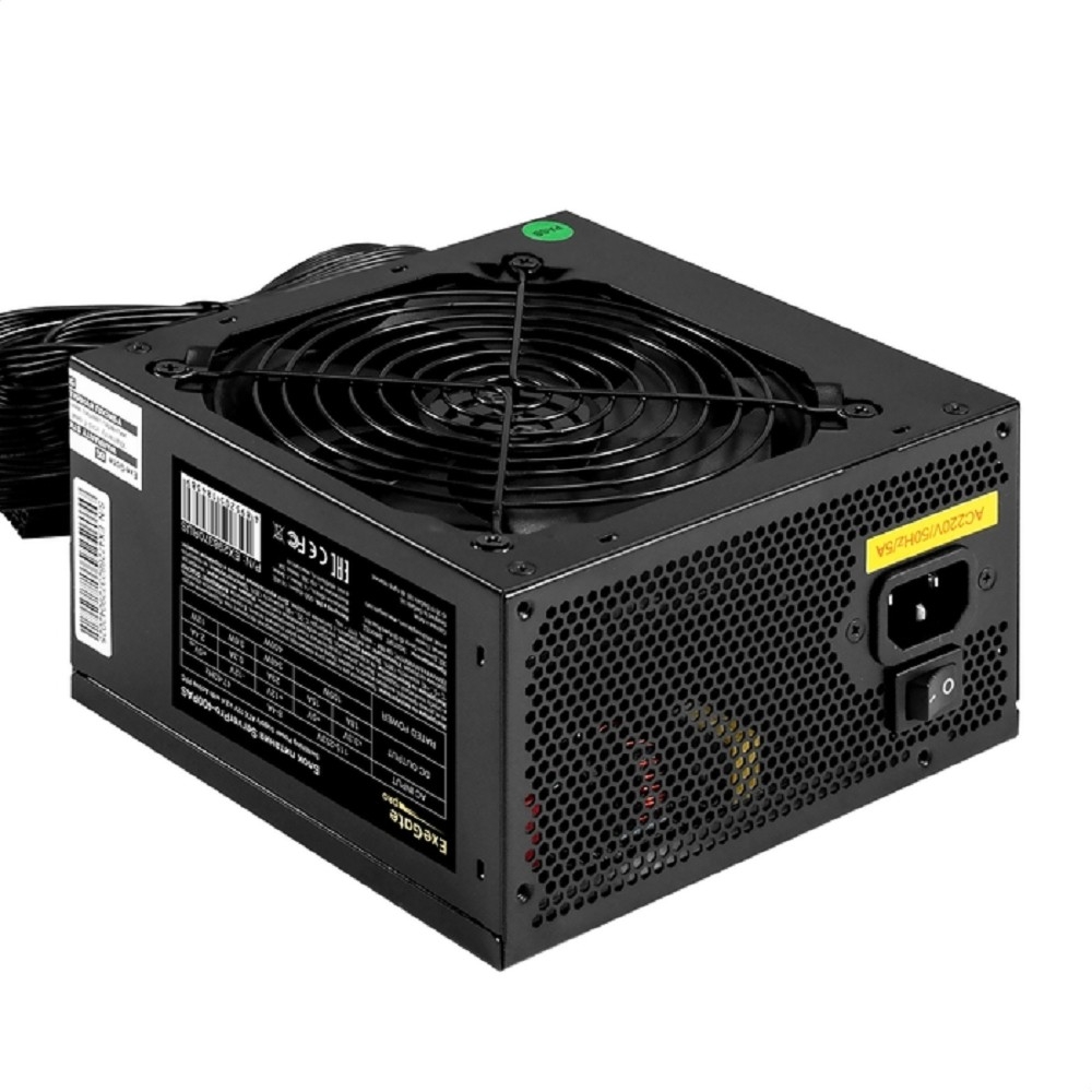 Exegate EX298370RUS Серверный БП 400W ExeGate ServerPRO-400PAS (ATX, APFC, КПД 80% (80 PLUS), 12cm fan, 24pin, 2x(4+4)pin, 4xPCI-E, 6xSATA, 4xIDE, Cable Management, black)