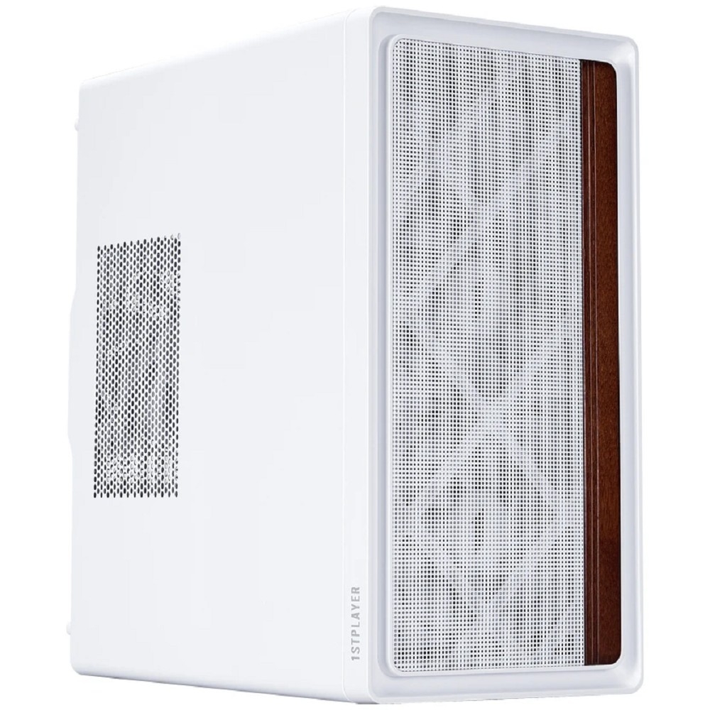 1STPLAYER Корпус WD1 White / mATX / 3x120mm fans / WD1-WH-3F-W