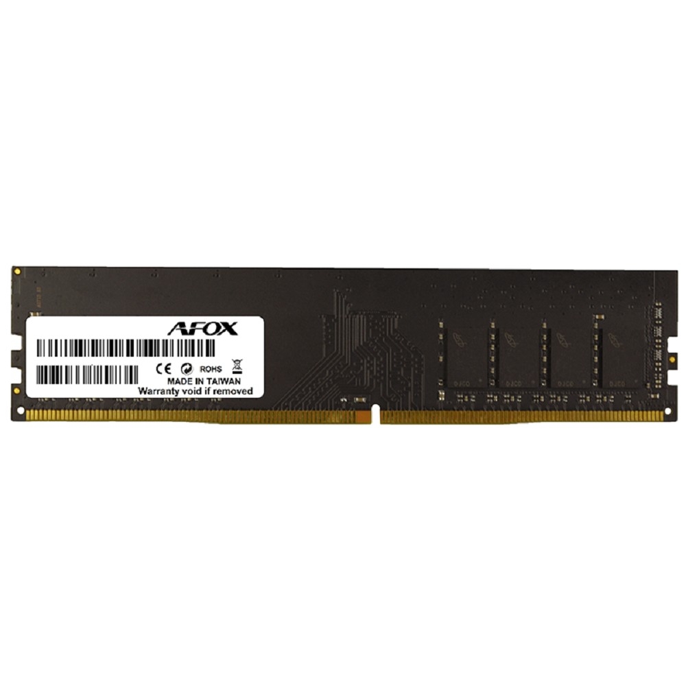 AFOX DDR4 DIMM 16GB PC4-25600, 3200MHz, CL22, 1.2V, 288-Pin, Non-ECC, Un-Buffered (AFLD416PS1P/AFLD416PH1P)