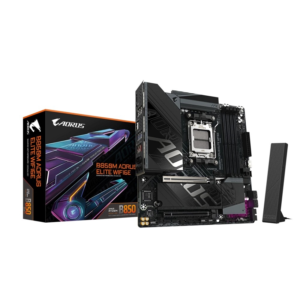 Материнская плата Gigabyte B850M AORUS ELITE WIFI6E, RTL