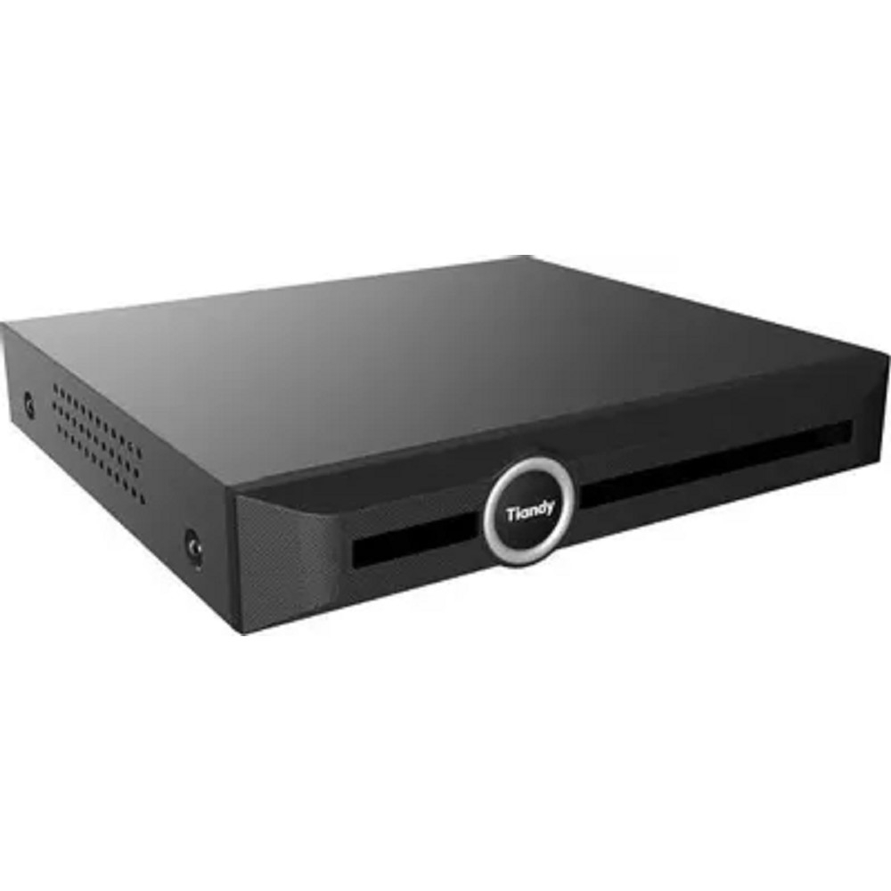 Tiandy TC-R3120 I/B/V3.0 20-ch, 80Mbps/80Mbps, разрешение записи до 8MP, способность к декодированию 1*8MP, 4*1080p, 8*720p, видеовыход: 1 HDMI & 1VGA одновременный вывод, USB интерфейс 2xUSB 2.