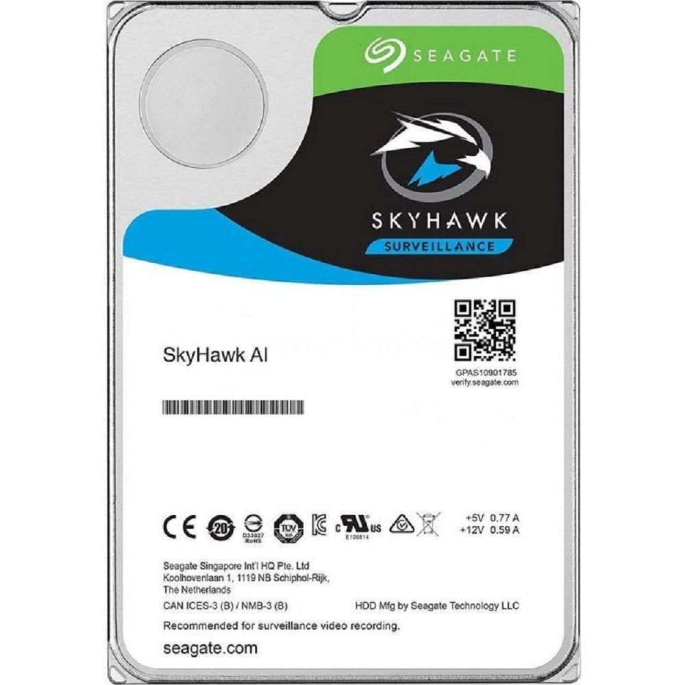 14TB Seagate SkyHawk (ST14000VE0008) {SATA 6 Гбит/с, 7200 rpm, 256 mb buffer, для видеонаблюдения}
