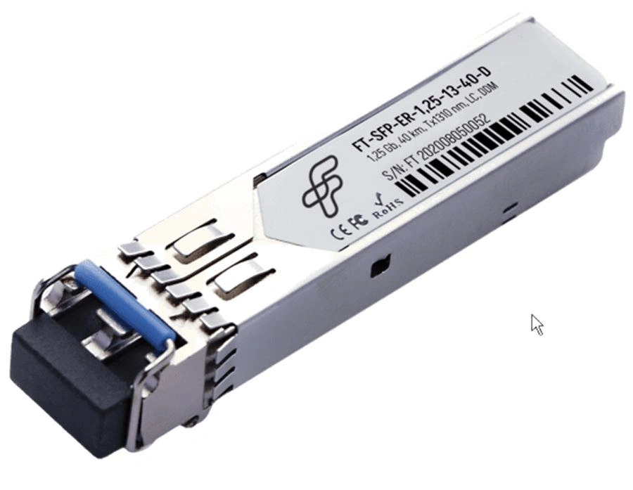 Трансивер Future Technologies FT-SFP-ER-1,25-13-40-D оптич. SFP SM 1.25Гбит/с Tx:1310нм до 40км