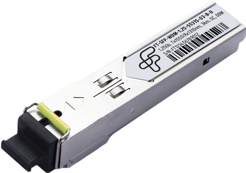 Трансивер Future Technologies FT-SFP-WDM-1,25-5531S-03-B-D оптич. SFP WDM SM 1Гбит/с Tx:1550нм Rx:1310нм до 3км