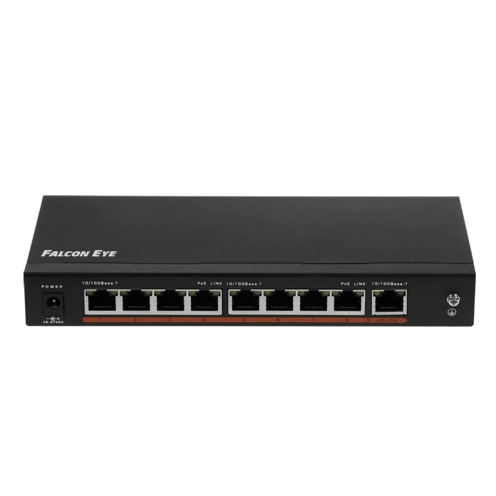 Коммутатор  Falcon Eye FE-108E-POE 9 портов 10/100 Мбит/с