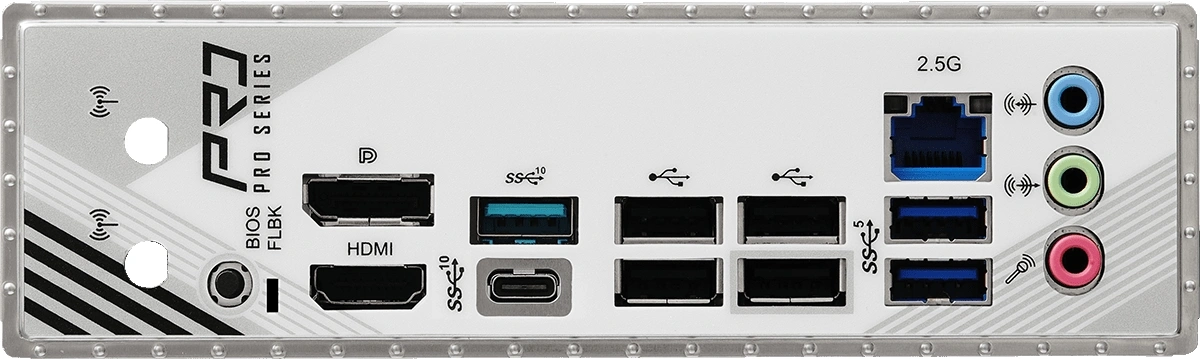 Материнская плата Asrock B650M PRO X3D Socket AM5 AMD B650 4xDDR5 mATX AC`97 8ch(7.1) 2.5Gg RAID+HDMI+DP