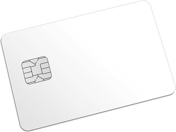 Смарт-карта JaCarta PKI/BIO. Сертификат ФСТЭК. Белый пластик. Поддержка биометрии по ГОСТ Р ИСО