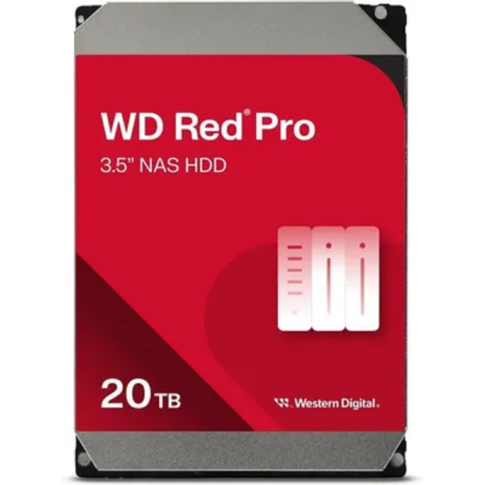 20TB WD Red Pro (WD202KFGX) {Serial ATA III, 7200- rpm,512Mb, 3.5"}