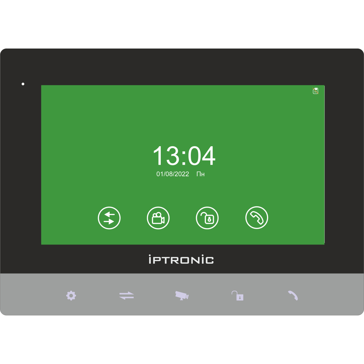 Монитор видеодомофона с памятью  IPT-AVD7 AFINA Black