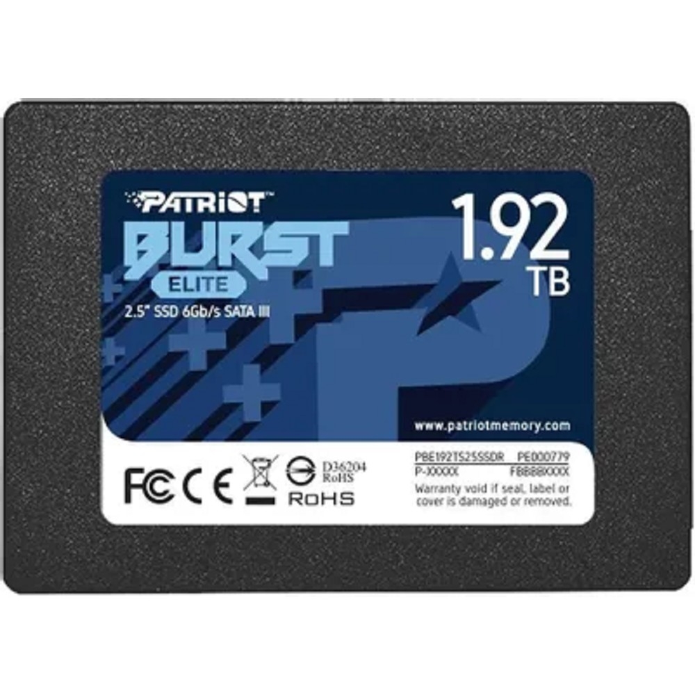 Накопитель SSD Patriot SATA III 1920Gb PBE192TS25SSDR Burst Elite 2.5"