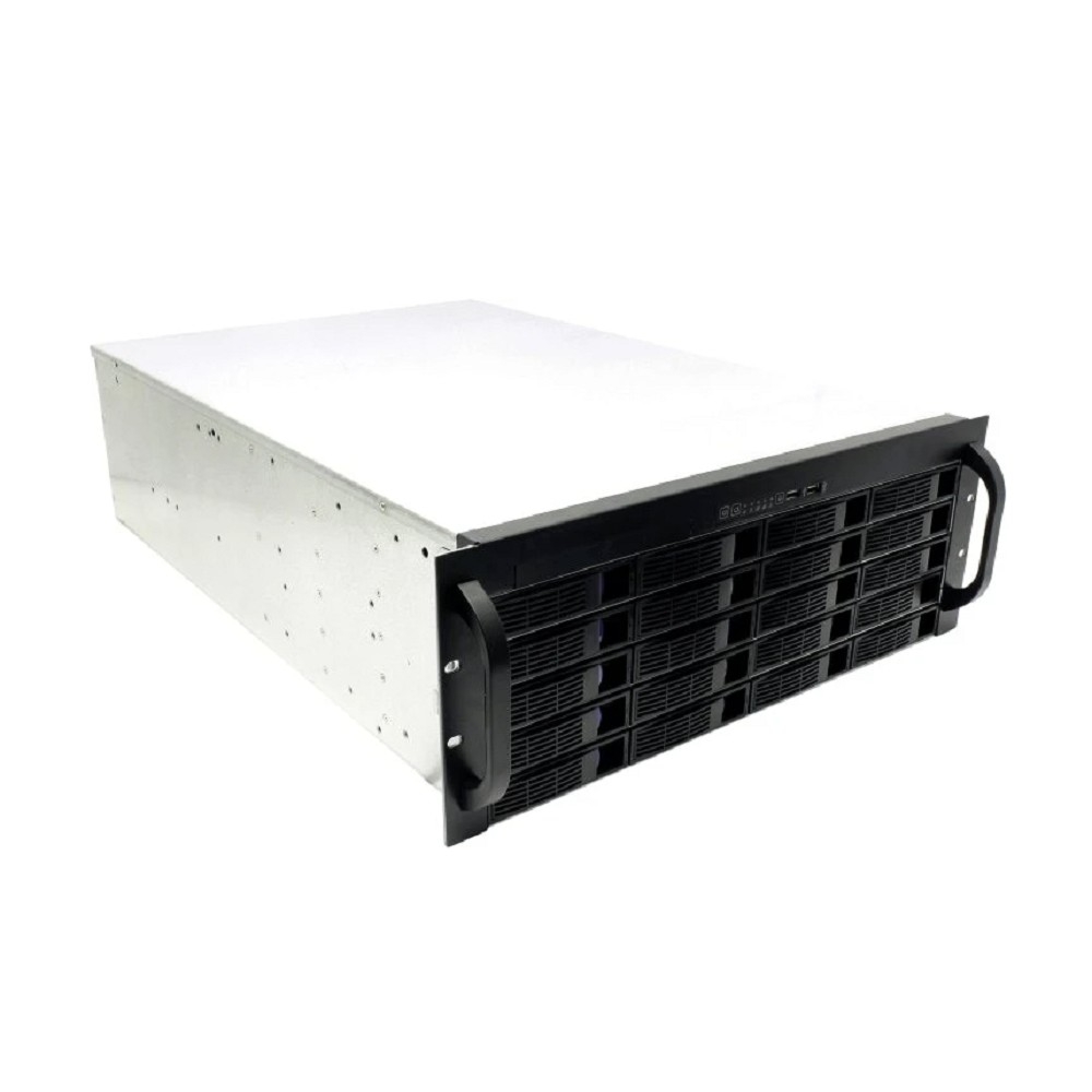 Procase ES420-SATA3-B-0 {4U 20 SATAII/SAS hotswap HDD, глубина 650мм, MB 12"x13", без Б/П,черный}