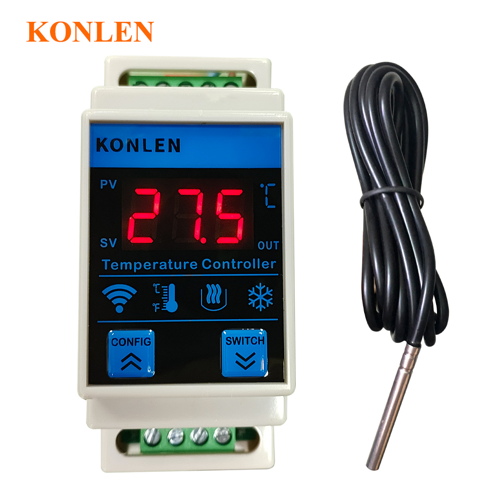 KONLEN KL-WT2-T Tuya Wi-Fi датчик-термостат температуры