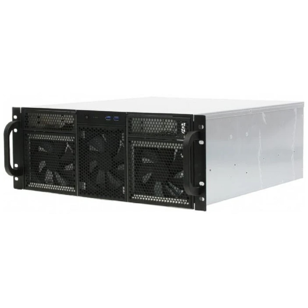 Procase RE411-D2H14-C-48 Корпус 4U server case,2x5.25+14HDD,черный,без блока питания,глубина 480мм,MB CEB 12"x10,5" [RE411-D2H14-C-48]