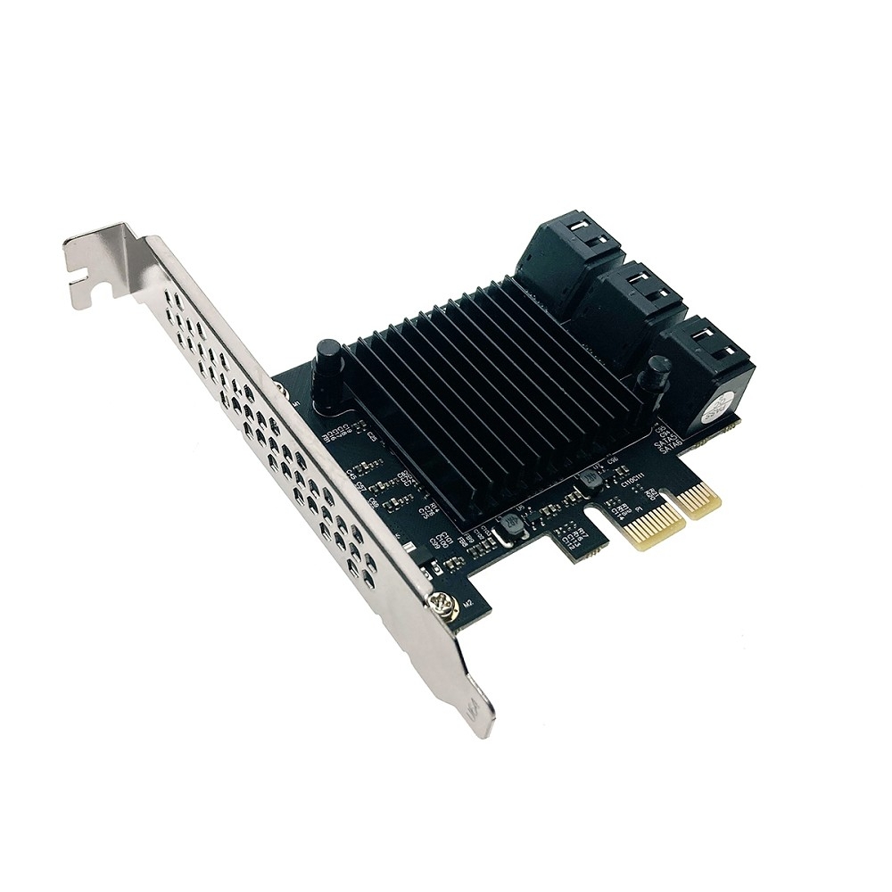 Espada Контроллер PCI-E, SATA3 6 port, Mar9215+ASM1093 (PCIe6SATAMar) (45522)