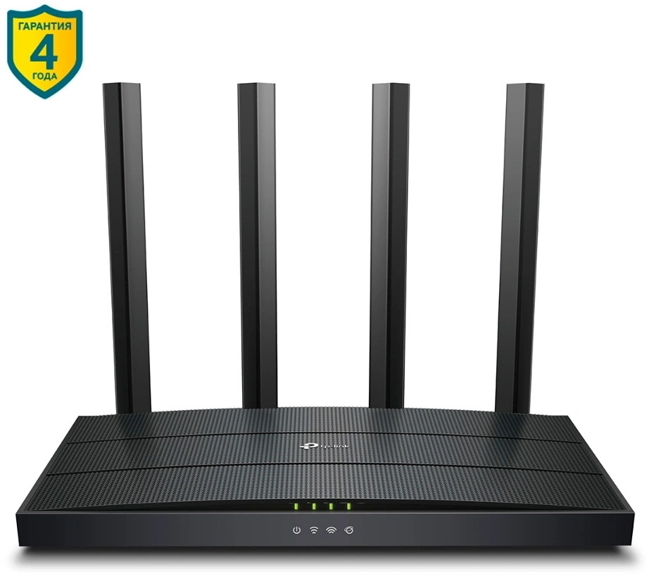 Роутер беспроводной TP-Link Archer AX17 AX1500 10/100/1000BASE-TX черный