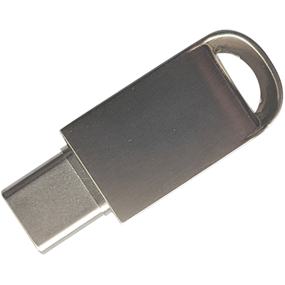 USB-токен JaCarta-3 PKI/ГОСТ, металлический корпус Mini, разъем Type-C. Сертификат ФСТЭК России. Сертификат ФСБ России. Исполнение 1