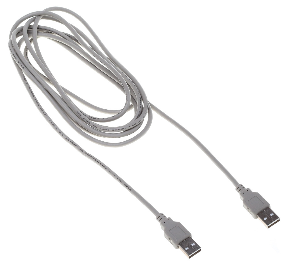 Кабель Buro USB A(m) USB A(m) 3м (BHP RET USB_AM30) серый (блистер)
