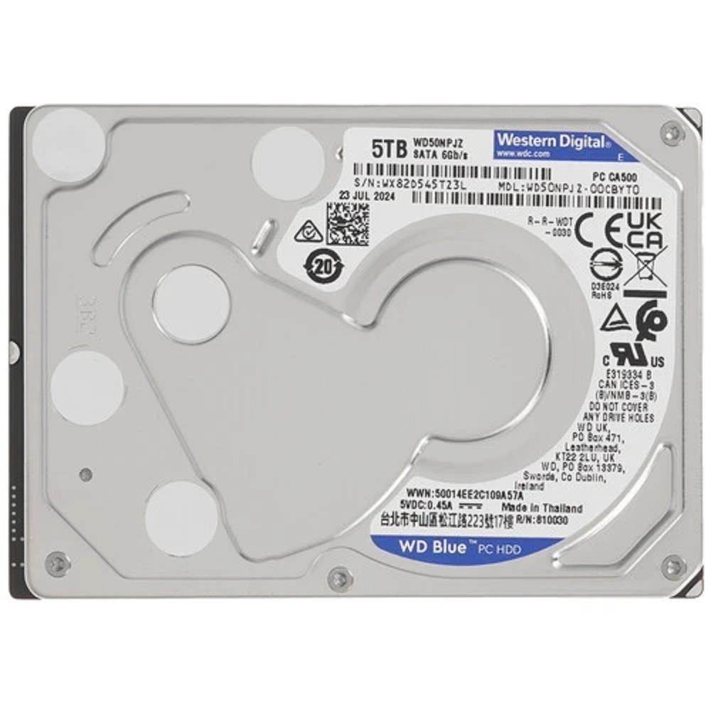 5Tb WD SATA3 2.5" Blue 4800 RPM 128Mb WD50NPJZ