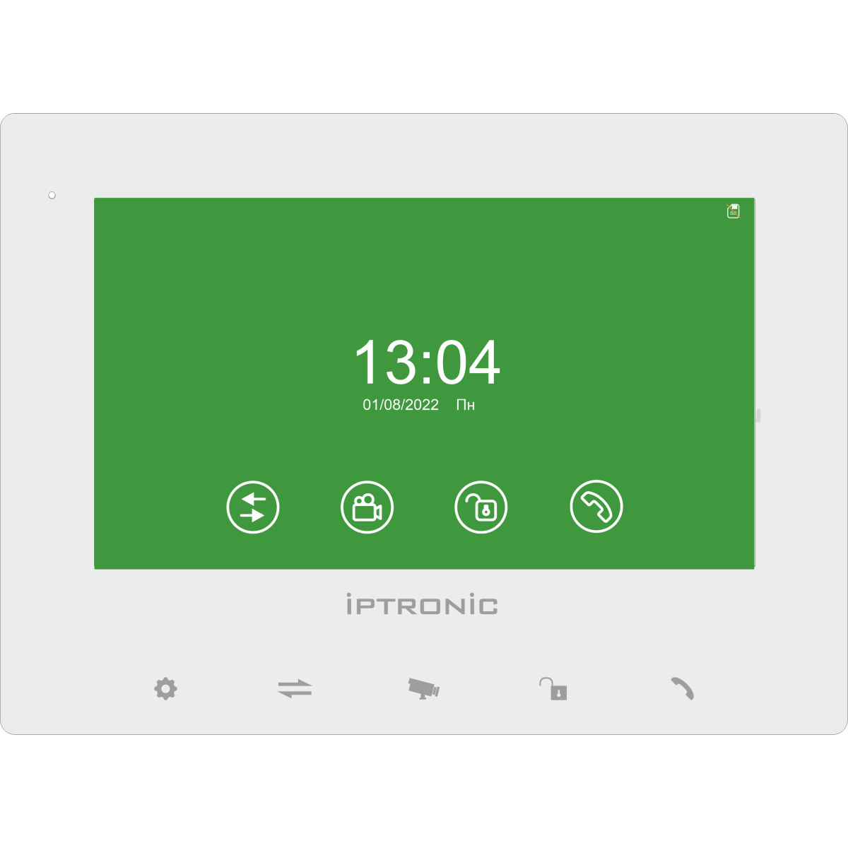 Монитор видеодомофона с памятью  IPT-AVD7 AFINA White