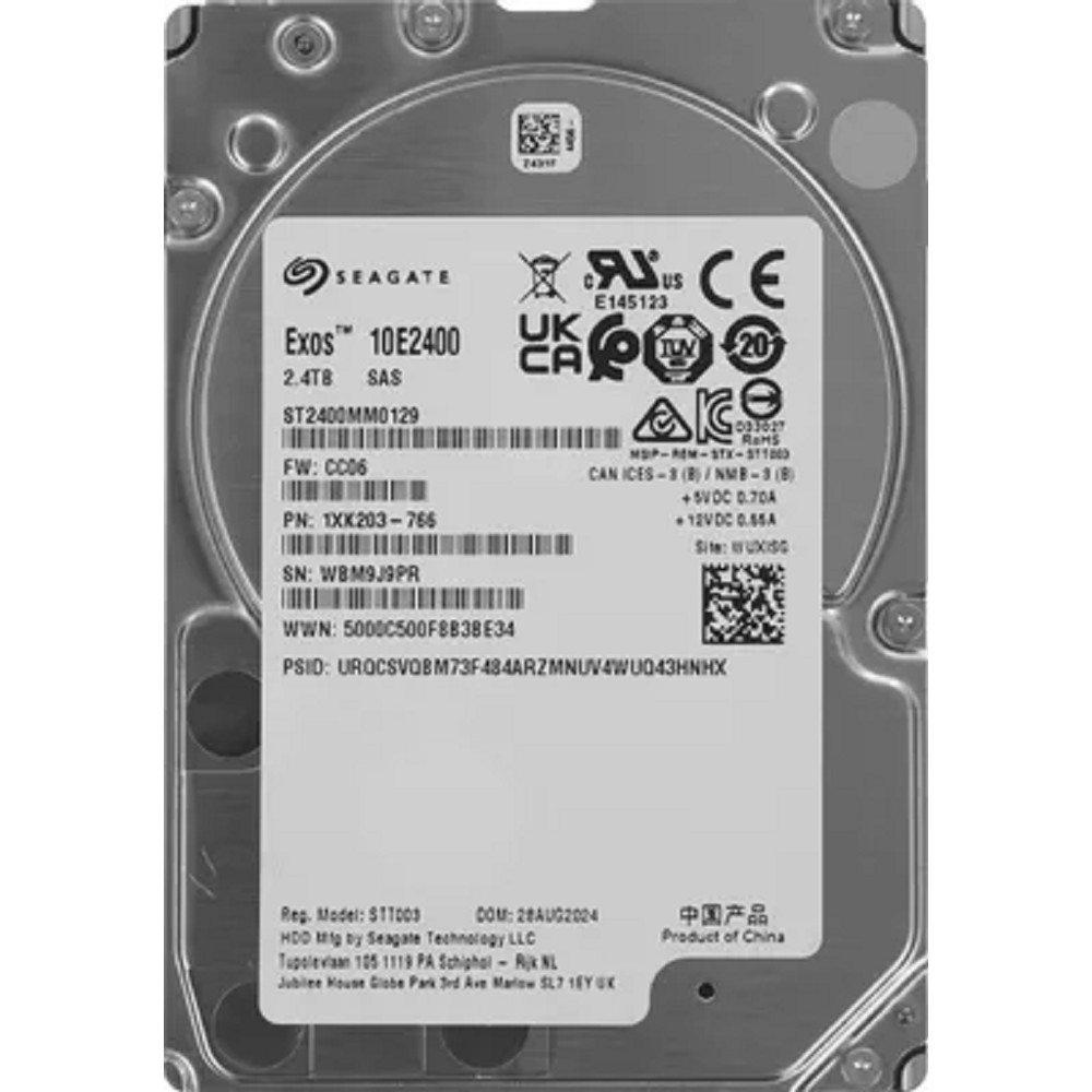 2.4TB Seagate Enterprise Performance 10K.9 (ST2400MM0129) {SAS 12 Gb/s,  10000 rpm, 256mb, 2.5", гибридный}