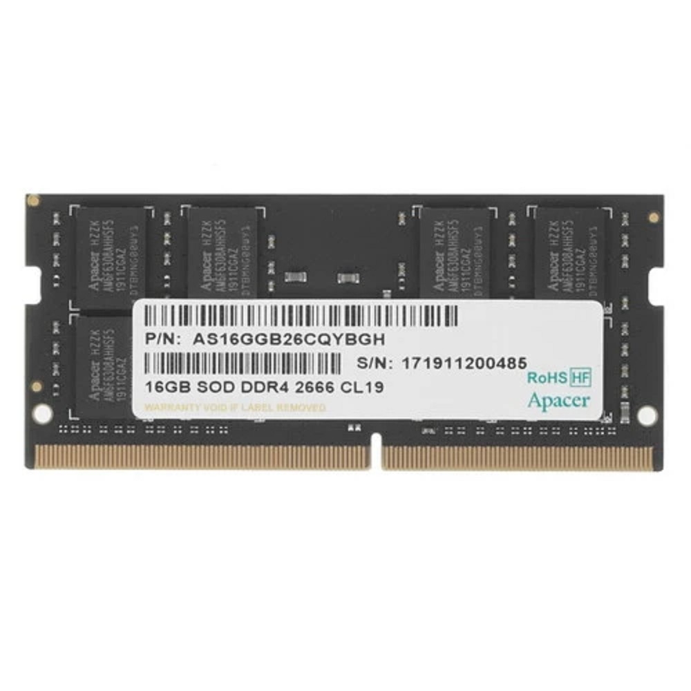 Apacer DDR4 SODIMM 16GB ES.16G2V.GNH PC4-21300, 2666MHz