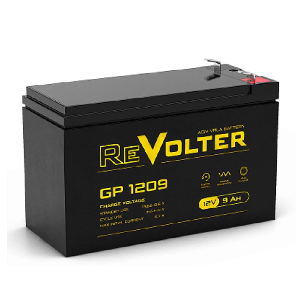Revolter Аккумулятор GP 1209 (12B/9Ач)