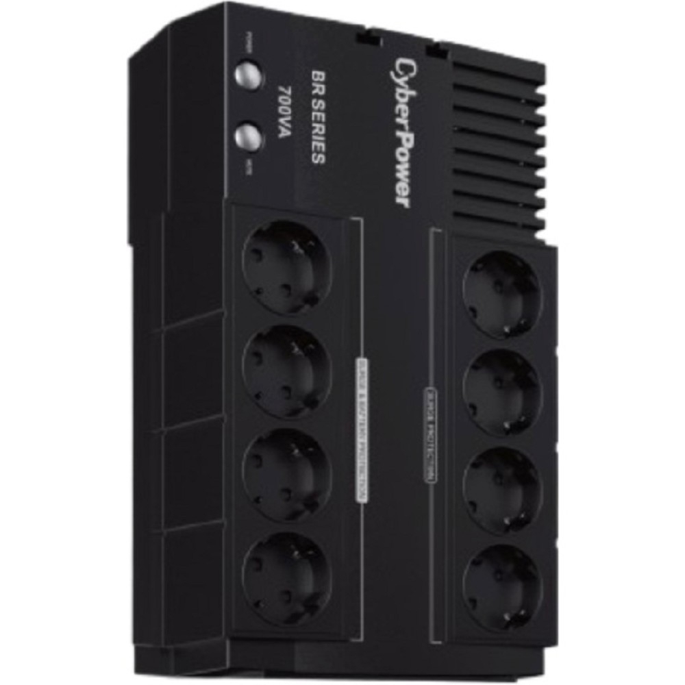 ИБП CyberPower BR700EA {Line-Interactive 700VA/390W USB/RJ11/45 (4+4 EURO)  без LCD экрана}