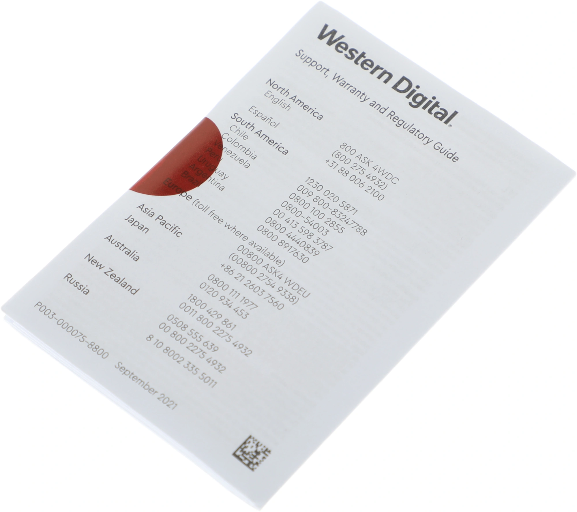 Накопитель SSD WD S PCIe 3.0 x4 2TB WDS200T1R0C Red SN700 M.2 2280