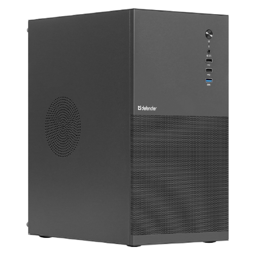 Defender Корпус компьютерный Apex Metal черный, mATX, USB3.0, USB1.1x2