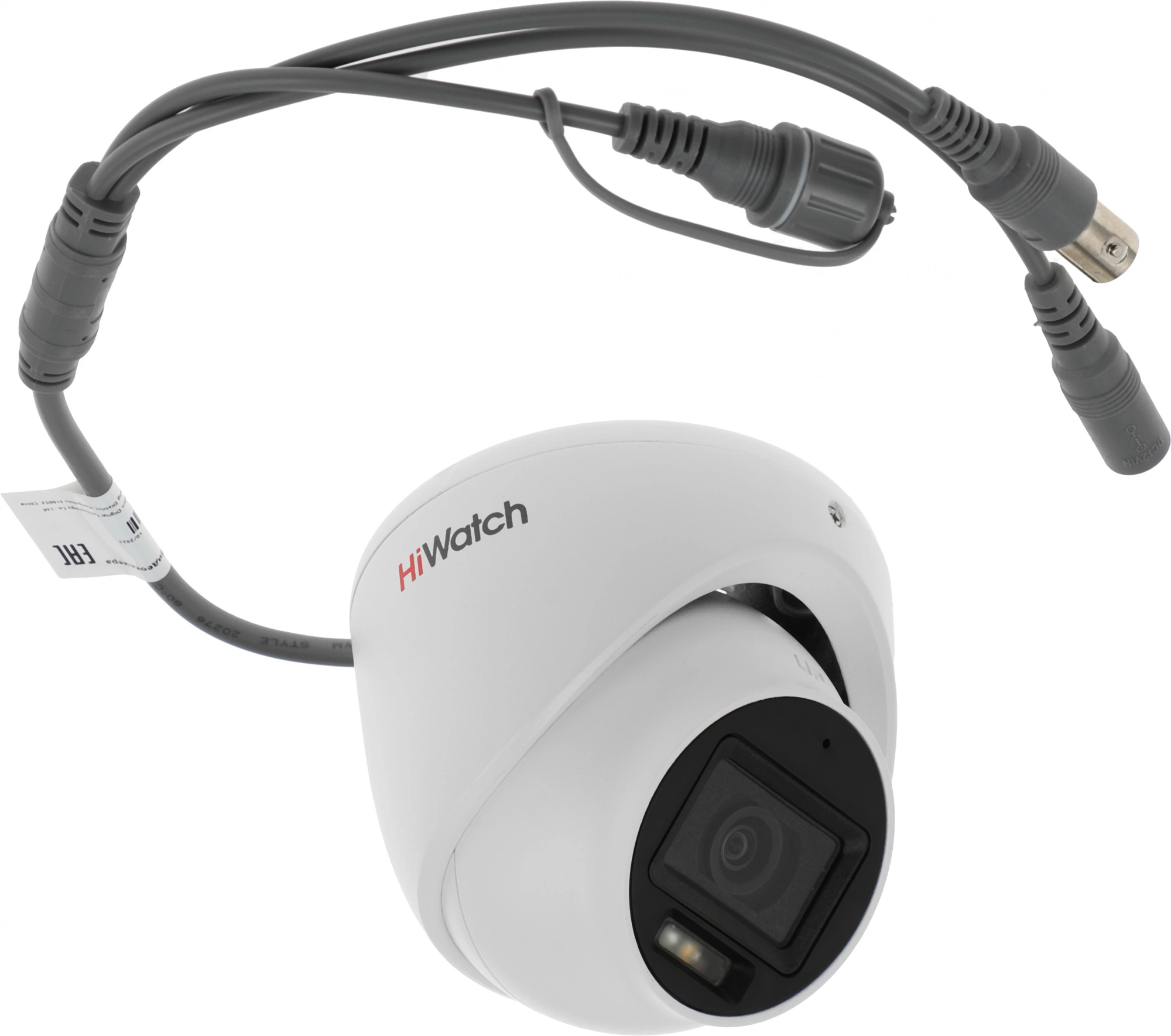 Камера видеонаблюдения аналоговая HiWatch DS-T203A(B) (2.8mm) 2.8-2.8мм HD-CVI HD-TVI цв. корп.:белый
