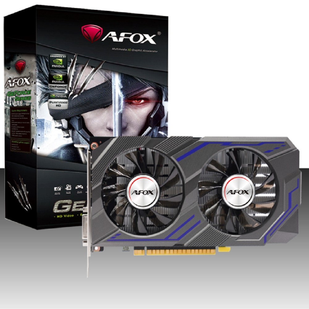 Видеокарта AFOX Geforce GTX1650 SUPER 4GB GAMING GDDR6 128Bit DP DVI/HDMI ATX 2FAN (AF1650S-4096D6H1-V2/V4) RTL