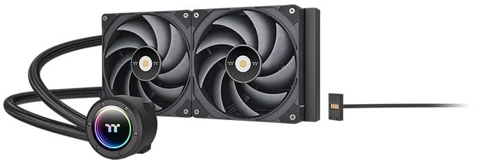Система водяного охлаждения Thermaltake Toughliquid 280 Ex Pro ARGB Soc-AM5/AM4/1200/1700/1851 черный 4-pin 31.6dB Al 360W Ret (CL-W419-PL00BL-A)