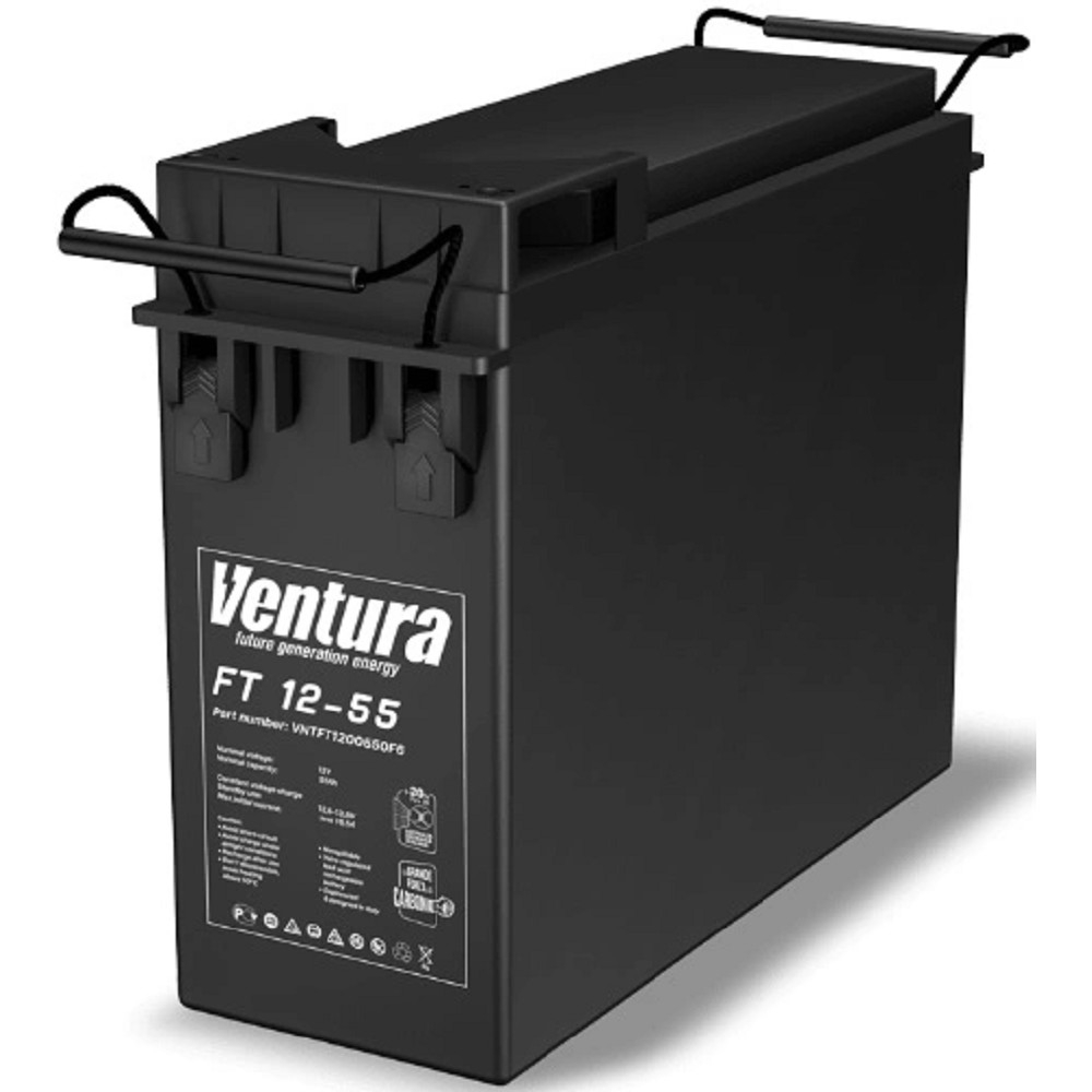 Ventura АКБ FT 12-55 12V/55Ач {F6, ДхШхВ 291х106х231мм, масса 16,40 кг, срок службы 15 лет}