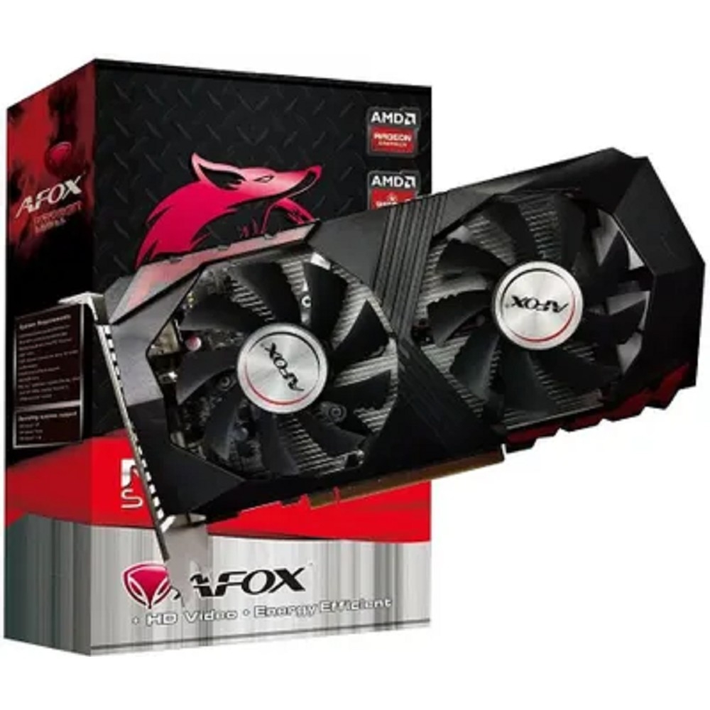 Видеокарта AFOX RX560 4GB GDDR5 128bit DVI HDMI DP RTL {20} (783583) (AFRX560-4096D5H4-V2)