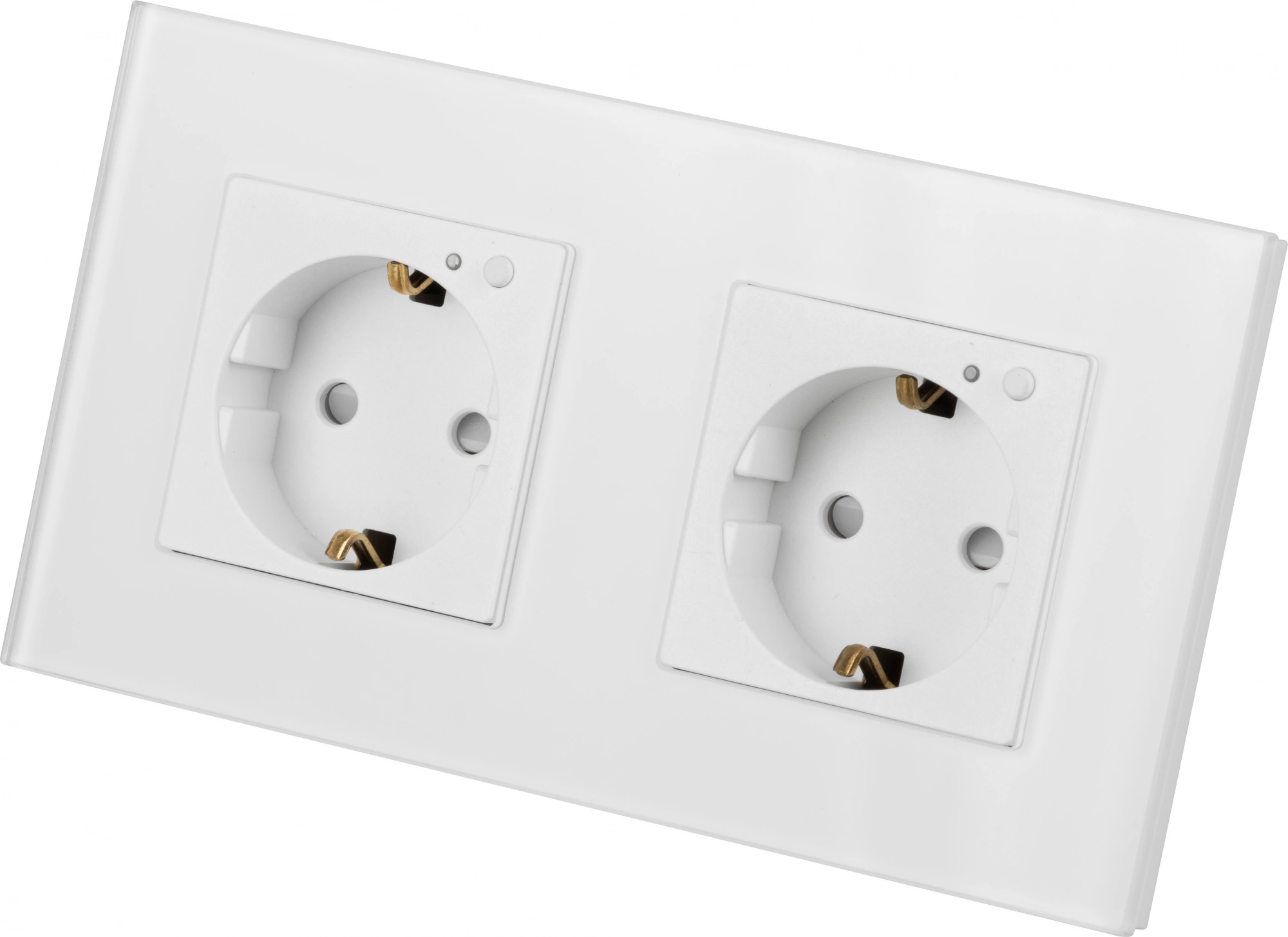 Умная розетка Hiper IoT Outlet W02 Duo EU Wi-Fi белый (HDY-OW02)