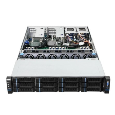 Asrock 90SSXG6X0-A0110000A RM23712-C622LM 2U; 1+1 Socket for 2nd Gen. Intel Xeon; 12 Hot-swap 3.5 SAS /SATA drive bays [Front] + 2 Hot-swap 2.5'' SAS /SATA drive bays + 2 Hot-swap 2.5'' NVMe drive bay