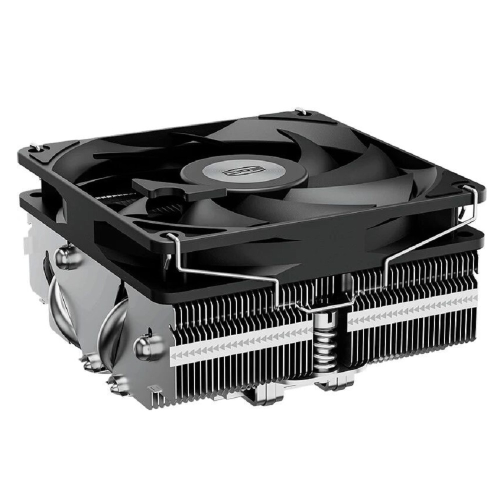Кулер для процессора/ CPU Cooler PCCooler S815I Low profile (125W, 4pin PWM, 37mm, Al/Cu, 4x6mm, 1x75mm, 51.42 CFM, 39dBA, 2000~4000 RPM, S: LGA115X/20XX/1200/1700/1851 AMD3/AMD4, silver) (RC400-37)