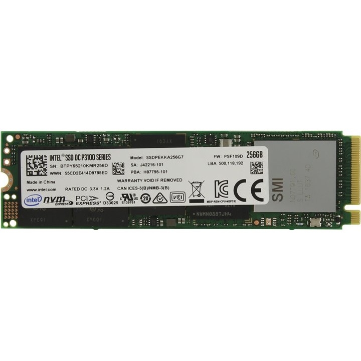 Intel SSD M.2 256Gb P3100 серия SSDPEKKA256G701