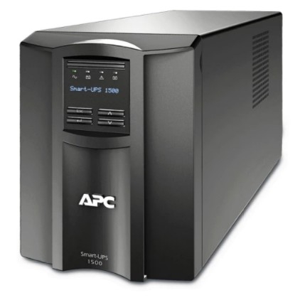 Источник бесперебойного питания APC Smart-UPS SMT1500IC Line Interactive, 1500VA, Tower, 230V, 8x IEC C13 outlets, SmartConnect Port+SmartSlot, AVR, L