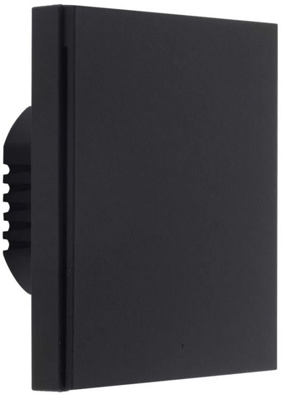 Умный выключатель Aqara H1 EU 1-нокл. без нейтрали черный (WS-EUK01BL)