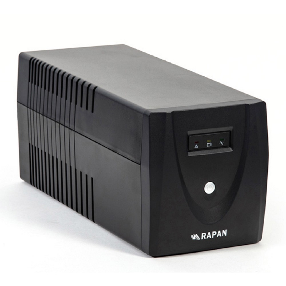 Источник бесперебойного питания Бастион RAPAN-UPS 1000ВА/600Вт/line-interactive/170 - 270 В/АКБ 7Ач x 2/2xC13 2xSchuko/1,5 л.г.